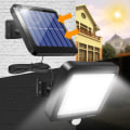 Miniatyrbillede 5 af 8: Solcellelamper til udendørs brug, 56 LED solcellelamper 120° superlysende solcellelamper