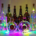 Miniatyrbilde 6 av 6: 12 x 20 LED flaske lys kork med batteri, bryllupsdekorasjon, 2M flaske lys