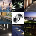 Miniatyrbilde 4 av 6: Solcellelamper for utendørs hagelys IP65 vanntette LED-innfelte spotlights