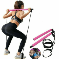 Miniatyrbild 2 av 7: Motståndsband Bärbar Pilates Bar Kit Justerbar Toning Gym Träningsbar