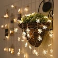 Miniatyrbild 4 av 8: Jul Snöflinga String Lights 6m 40LED String Lights Batteri