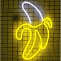 Pikkukuva 2 / 6: Banaani Neon-kyltit LED Neon-valot Taide Seinäkoristevalot Neon-valot