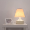 Miniatyrbilde 6 av 6: Middels stor lampeskjerm, sylindrisk stofflampeskjerm for bordlamper og Ste