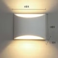 Pikkukuva 2 / 6: LED-seinävalaisin sisätiloihin, 7 W valkoinen kipsivalaisin moderni muotoilu seinävalaisin LED-valo
