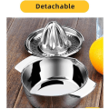 Miniatyrbillede 2 af 5: Manuel Citruspresser i rustfrit stål - Appelsinpresser - Citronpresser - Appelsinjuicer - Tåler opvaskemaskine - Til appelsiner, citroner og limefrugter