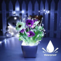 Miniatyrbild 4 av 8: Solcells julgransljus utomhus, BrizLabs 24M 240 LED vit