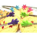 Miniatyrbilde 3 av 5: 4 stk. Mini is-tang/tang med perfekt designede silikonhåndformede tang Beste kjøkkenutstyr, for muffins, pannekaker, kjeks, sjokolade