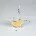 Miniatyrbillede 3 af 5: Luksuriøst design uafhængig citronpresser, citronpresser manuel citruspresser akryl service transparent serveringsservice-