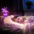 Miniatyrbillede 5 af 5: Enhjørning gave natlys børneværelse LED dekorativ enhjørning lys med
