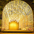 Miniatyrbillede 10 af 10: 100M 600 LED Lyskæde Udendørs Karneval Bryllup Indendørs Havebelysning pure white 100M-600 LED lights