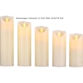 Miniatyrbilde 2 av 6: LED-lys, flammefrie lys 250 timers dekorative lysstolper i en pakke med 5