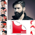 Miniatyrbillede 3 af 5: 4 stk. Trim Beard Comb Beard Skabelon til mænd Beard Shaping Tool