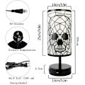 Miniatyrbillede 2 af 5: Touch-sengelampe, bordlampe med 2 USB-porte, 3 intensitetsniveauer