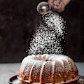Miniatyrbillede 2 af 5: Melpusher til bagning, enhåndsbetjening, 304 rustfrit stål pulveriseret sukkerdåse, melstøvopsamler og sigte, gaveindpakning