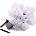 Miniatyrbillede 2 af 8: Solcelledrevne udendørs fe-lys 30 stk. 6m LED lanterne fe-lys udendørs
