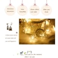 Miniatyrbild 7 av 8: Jul Snöflinga String Lights 6m 40LED String Lights Batteri