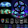 Miniatyrbillede 2 af 6: LED-strimmel 5m lysstrimmelbelysning, lysstrimmel RGB SMD