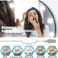 Miniatyrbillede 3 af 5: LED-spejllys, 10 dæmpbare make-up-lys, make-up-lys, spejlampe, USB-kabel
