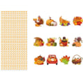 Miniatyrbillede 1 af 5: 24 stykker Thanksgiving papir sugerør dekoration til glad Thanksgiving fest,