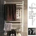 Miniatyrbild 2 av 5: Paket med 6 radiator krokar, handduksradiator krokar, krokar för radiatorer, för badrum och K