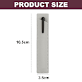 Miniatyrbillede 2 af 5: 10 stk. Læder Markør Taske Fountain Pen Etui Blød Sort + Off White