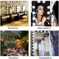 Miniatyrbillede 5 af 5: LED-spejllys, 10 dæmpbare make-up-lys, make-up-lys, spejlampe, USB-kabel