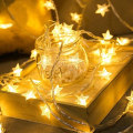 Miniatyrbilde 5 av 8: LED-stjernelys, 10 LED-er, 1,5 m varmt hvitt stjernelys for