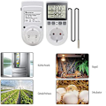 Miniatyrbilde 5 av 6: Temperaturkontrolluttak 230V med sensor digital termostatuttak