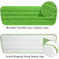Miniatyrbillede 4 af 5: Udskiftning Rengøringsbetræk, 3PCS Mikrofiber Mop Mop Udskiftning