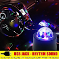 Pikkukuva 3 / 8: USB DJ-valot Auton valot Diskovalon tehosteet Lavavalot LED-kristalli