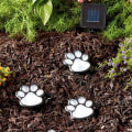 Miniatyrbilde 5 av 6: Solcelled LED-lys (4-pakning) Hagebelysning Klolys for sti, plen, hage,