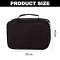 Miniatyrbillede 2 af 5: Stationær Organizer Pen Bag Blyant Etui Kontor Sort