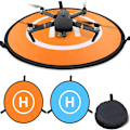 Miniatyrbillede 1 af 8: Drone Landing Pad, Universal Vandtæt D 75cm/30'' Bærbar Foldbar