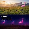 Miniatyrbilde 4 av 6: LED solcelledrevet hagelampe flamingo ugle plenlampe, vanntett