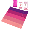 Miniatyrbild 6 av 6: 5PCS Sports Training Resistance Loop Bands Set Elastic Booty Band Set