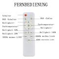 Miniatyrbilde 3 av 6: RGB LED-taklampe, 24 W taklampe dimbar med fjernkontroll, 3000 K