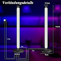 Miniatyrbillede 2 af 5: Smart LED lysbjælke, RGB TV omgivende lampe baggrundsbelysning med baggrundsbelysning