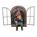 Miniatyrbillede 1 af 5: Udendørs have dværg figur have dekoration, fræk