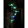 Pikkukuva 4 / 4: Aurinkotuuli Chime Dragonfly Mobile LED-valo Väriä vaihtava pihalle, puutarhaan,
