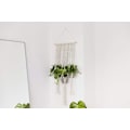 Miniatyrbild 8 av 8: QueHouse Macrame Garn Blomkruka Dekoration - Väggdekoration Boho Blomma