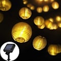 Miniatyrbilde 1 av 7: Opard Solar LED-lyskjeder, lykter, 6,45 m, 30 lykter, Solar Fairy
