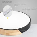 Miniatyrbilde 3 av 5: LED-taklampe i tre, LED-taklampe, LED-lamper taklamper for