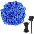 Miniatyrbilde 1 av 5: Solcelledrevne utelys, 22M 200 LED, 8 moduser blått lys