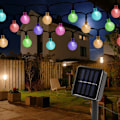 Miniatyrbild 1 av 7: Mitening Solar Fairy Lights Utomhus, 12M 100 LED Fairy Lights Utomhus Vattentät
