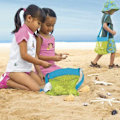 Miniatyrbilde 4 av 4: Mesh Strandveske Skulder Mesh Veske Håndveske for Voksne Barn (Grønn)