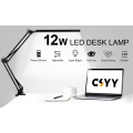 Miniatyrbillede 5 af 5: LED-skrivebordslampe 12W sammenklappelig bordlampe med klemme 10 lysstyrkeniveauer