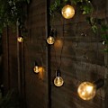 Miniatyrbillede 1 af 5: 5m G50 20 Globe LED Lyspærer Varm Hvid Fe Lys Indendørs Udendørs Fest