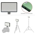 Pikkukuva 8 / 8: LED-videovalo RGB LED-videovalo alumiininen USB-ladattava LED-videovalo