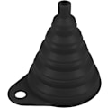 Pikkukuva 3 / 5: Taitettava silikoninen suppilo (noin 8*7,5*1,5 cm) musta