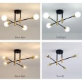 Miniatyrbilde 2 av 8: Retro taklampe, E26 industriell taklampe, 70 cm diameter, for